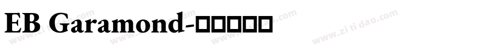 EB Garamond字体转换